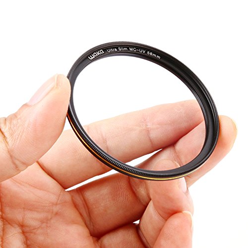 MC UV Filter - Ultra Slim 16 Layers Multi Coated Ultraviolet Protection Lens Filter for Canon Nikon Sony DSLR Lens (58mm) - Thumbnail 5