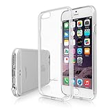 iPhone 6s Case / iPhone 6 Case, BoxWave® [Almost Nothing] Slim Hybrid Hard Clear Case with TPU Bumper Rim (Crystal Clear)