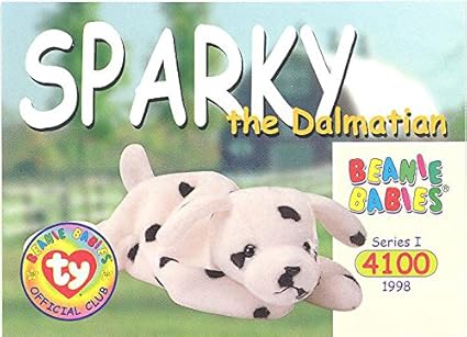 sparky beanie baby