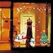 Christmas Window Stickers Removalble Wall Decals DIY Home Decor Glass Door Decal Showcase Stickers Decoration for Christmas New Year Santa Claus