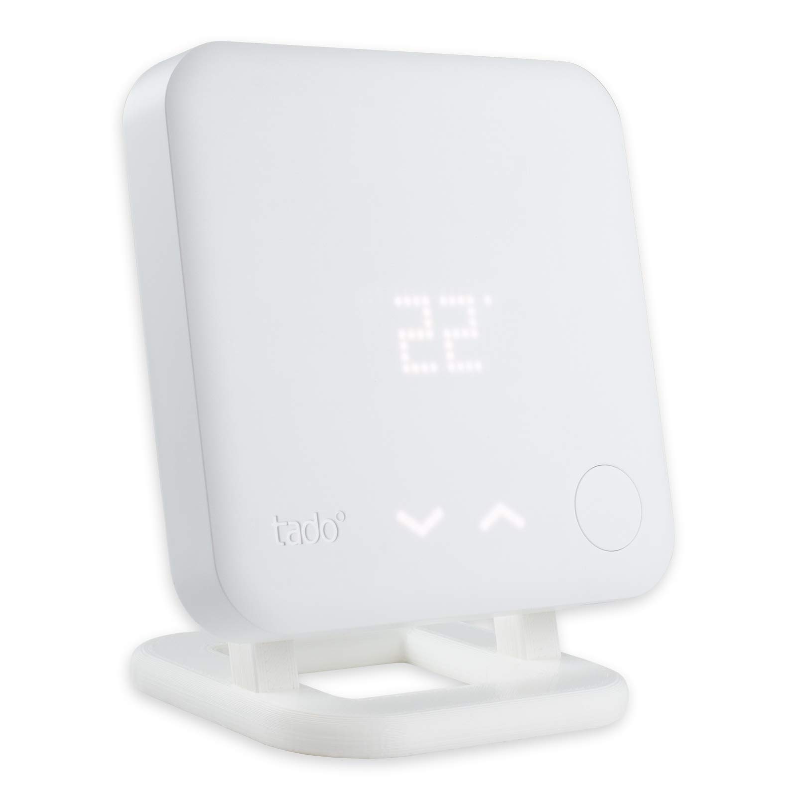 P3D-Lab Stand for Tado Smart Thermostat, Tado Thermostat Desk Stand White - 3 Years Warranty - Made in UK