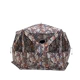 Barronett Blinds Blood Trail Camo Pentagon Large Ground Hunting Hub Blind