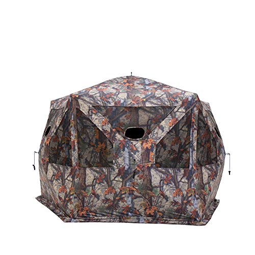 Barronett Blinds Blood Trail Camo Pentagon Large Ground Hunting Hub Blind