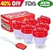 Egg Cooker Hard Boiled Egg Maker Nonstick Silicone Eggs Boiler Cookers Without Egg Shell - 6 Packs