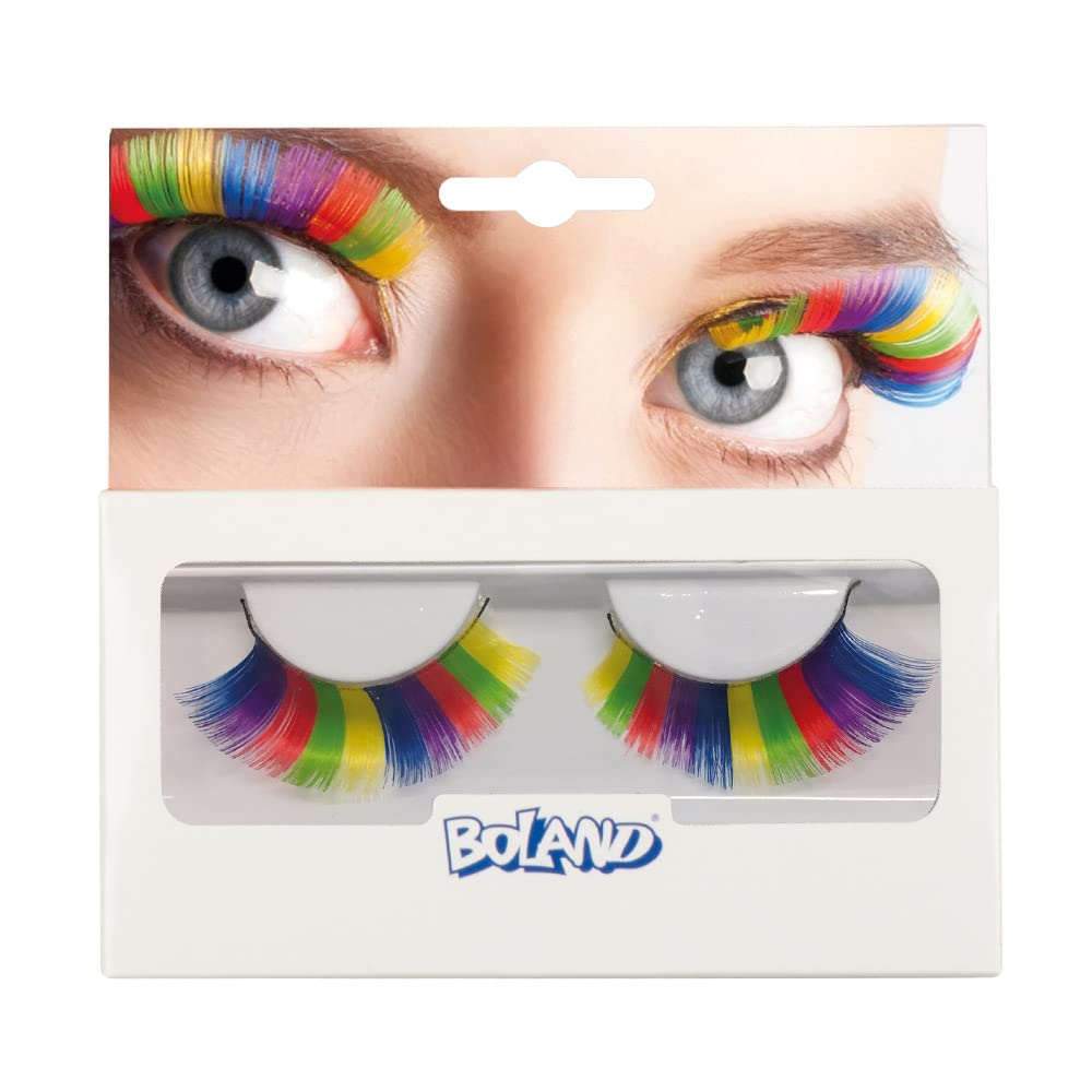 Boland - Self Adhesive Basic Eyelashes 1 Pair Artificial Eyelashes Easy to Apply Eye Look, Masquerade Party, Carnival