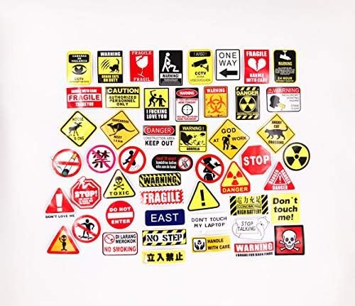 Funny Sign Stickers Decal for Laptop Luggage Water Bottle Skateboard Decoration Phone Bicycle Guitar Bike Motorcycle 50 pcs Pack - Artsybb