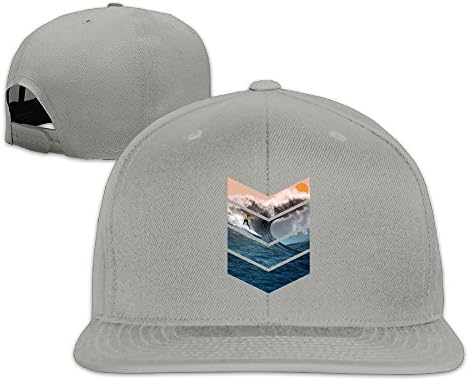 Sunrise Surfer Plain Adjustable Sunscreen Trucker Hat New Ash