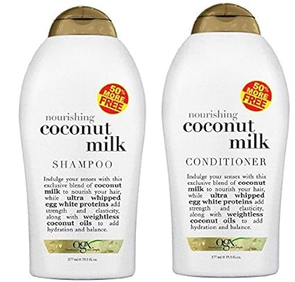 Organix Coconut Milk Shampoo Conditioner Bonus Pack Amazon Co