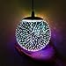 TAKEME Solar Lights Outdoor Garden,Hanging Outdoor Decor Lights,Gazing Ball Pendant LED 3D Firework Waterproof Lights