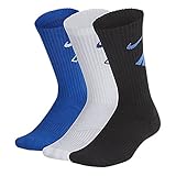 New Nike 3 Pack Boys' Graphic Crew #sx4715-942 (M)
