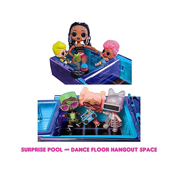 LOL-Surprise-Dance-Machine-Car-with-Exclusive-Doll-Surprise-Pool-Dance-Floor-Magic-Blacklight-Multicolour-Doll-Car-for-Girls-Ages-4 LOL Surprise Dance Machine Car with Exclusive Doll, Surprise Pool, Dance Floor & Magic Blacklight - Multicolour Doll Car…