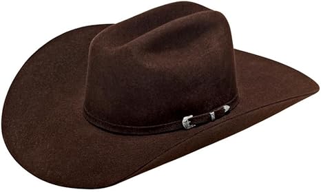 chocolate felt cowboy hat