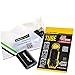 EdisonBright Nitecore Tube (Black) 45 Lumen USB Rechargeable Keychain Light, USB Charger USB Cable Bundle