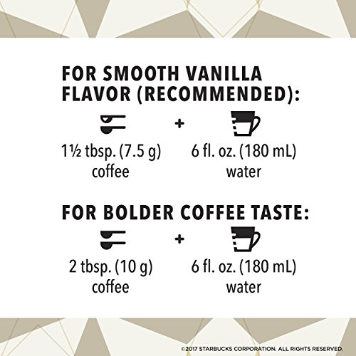 STARBUCKS GROUND COFFEE, FLAVORED HOT OR ICED COFFEE, VANILLA, 11 OZ ​