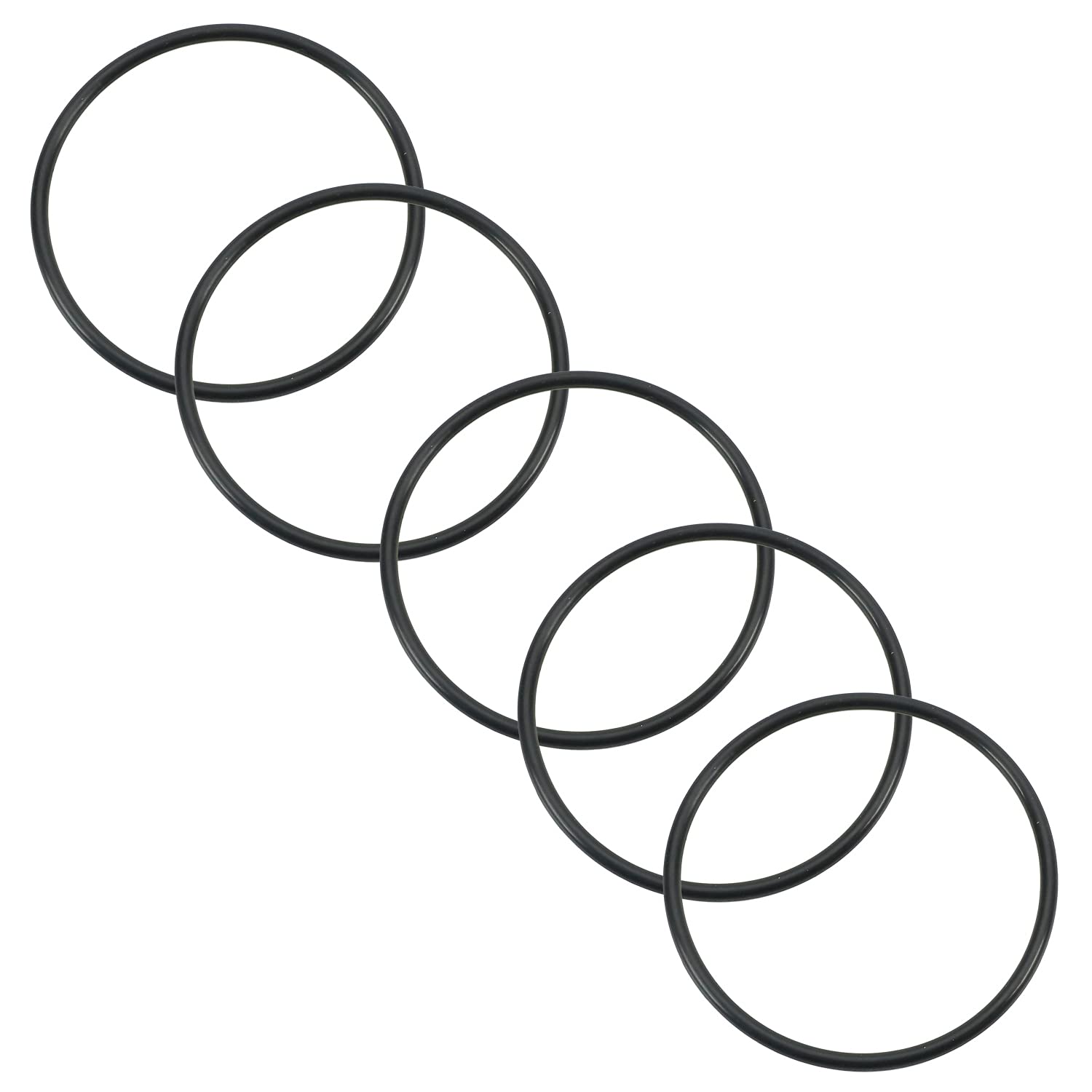 Othmro 5pcs Nitrile Rubber O-Rings, Seal Rubber Washers O Ring, 70mm OD 64mm ID 3mm Width, Metric Buna-N Sealing Gasket Rings