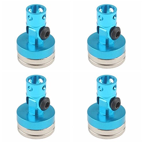 Hobbypark Alloy Magnetic Stealth Invisible Body Post Mount Shell For Drift RC Touring Car (Pack of 4)