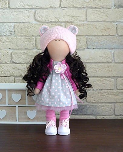 Tilda Textile Rag Doll Soft Stuffed Toy Companion Collectable Doll Keepsake Plushies Small Cuddle Cloth Doll Nursery Decor Baby Decoration