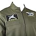Men's Flight Suit Costume Military Fighter Pilot Jumpsuit Halloween Cosplay Costume M