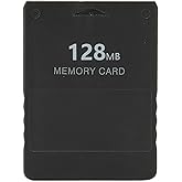 Kodrily PS2 Memory Card, High Speed Game Memory Card, 15% Speed Up Portable Memory Cards, Compatible with ABS PS2 Accessories Replacement for Saving Games and Information (128MB)