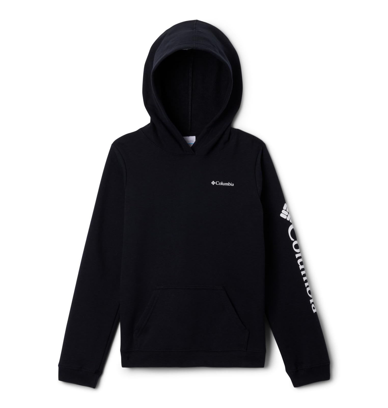 Columbia Youth Unisex Trek Hoodie, Black, Small