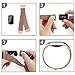 AK for Fitbit Charge 2 Bands, Adjustable Milanese Stainless Steel Metal Band Strap With Magnetic Closure Clasp For Fit Bit Charge 2 HR Fitness Tracker (Rose Gold, Small)