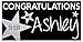 Class of 2023 Graduation Banner Silver Glitter Star