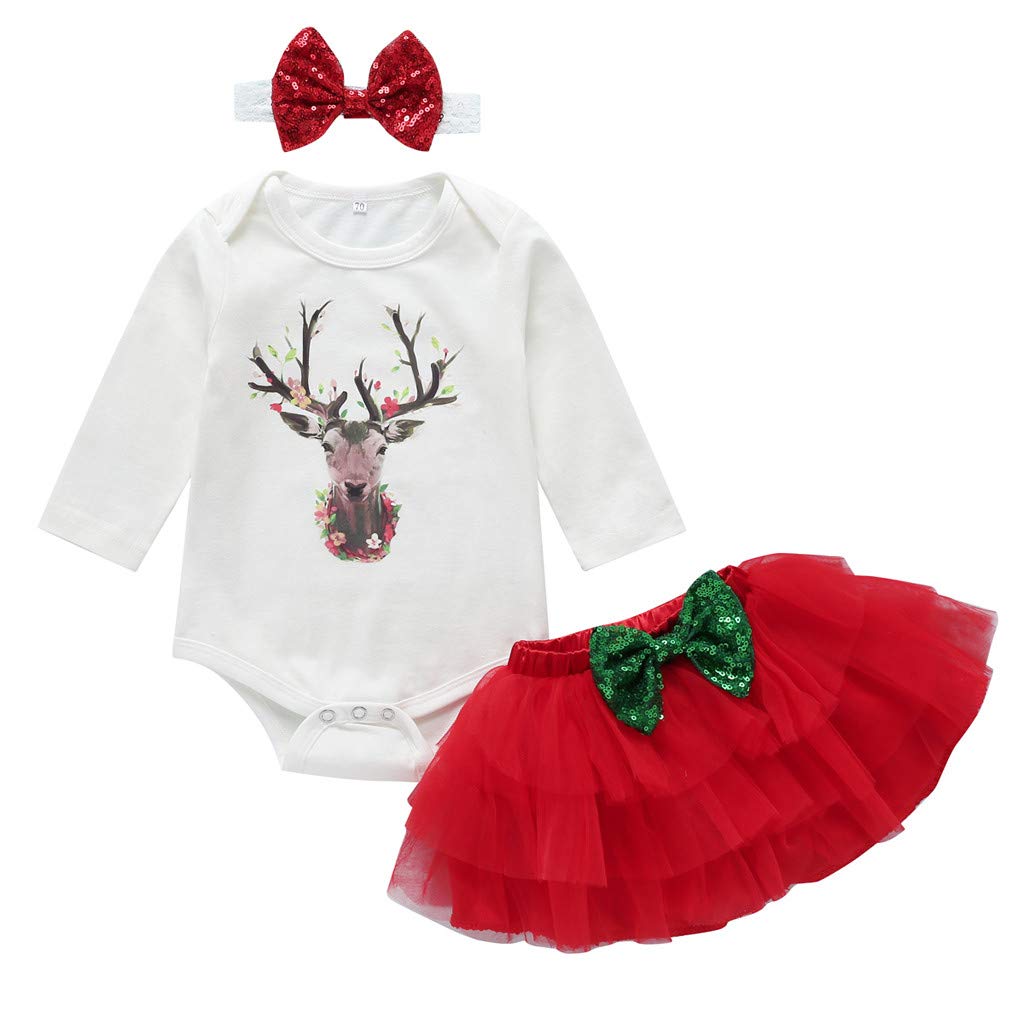 baby christmas reindeer outfit