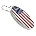 GRAPHICS & MORE United States of America American USA Flag Floating Keychain Oval Foam Fishing Boat Buoy Key Float