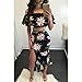 Maxi Dresses Side Split for Women 2 Piece Off Shoulder Bodycon Dress S