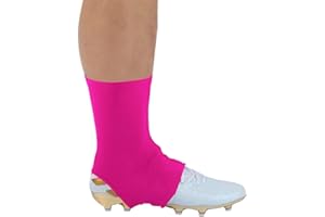 QHANSHIEE Spats Football Cleat Covers,Youth Cleat Covers Football,Bike Cleat Covers,Football Cleat Covers Keeps Dirt/Turf Debri Out,Cleat Sleeves for Football Soccer Lacrosse Youths Adults ﻿