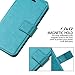 J&D Case Compatible for Xperia XA2 Ultra Case, [Wallet Stand] [Slim Fit] Heavy Duty Shock Resistant Flip Cover Wallet Case for Sony Xperia XA2 Ultra Wallet Case - [NOT for Sony Xperia XA2] - Aqua