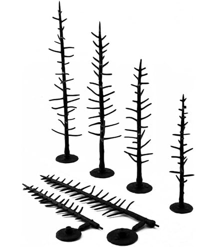 Amazon.com: WOODLAND SCENICS TR1571 Mix Green Decid Trees 2-3 (23