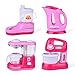 Kitchen Appliance Toys for Girls, Coffee Maker, Blender, Play Kitchen Accessories for Toddlers and Kids, 3 + Year Old Girl Gifts