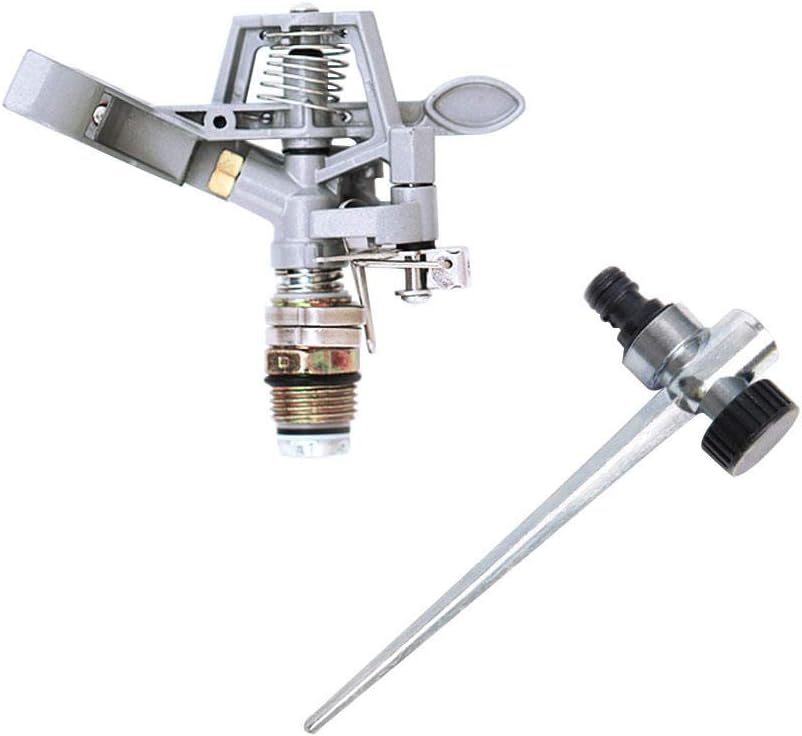 Tadaye Jardín rocker 360 grados rotación 4 puntos de césped aspersor de