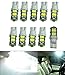 Cutequeen Trading 10pcs LED Car Lights Bulb White T10 2835 20-smd 400 Lumens 194 168 (Pack of 10)