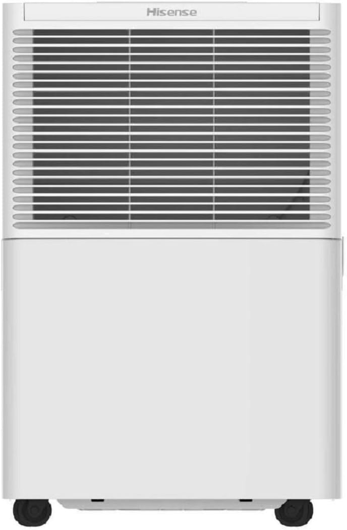 Hisense 30 Pint Dehumidifier DH-3019K1WG Low Temp Operations 700-sq ft & Energy Star Rated Great for Basements and has Quiet Operation (Renewed)