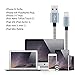 Frieso [3FT/3PACK] Lightning Cable Nylon Extra Long USB Cord Charging Cable for iPhone7,7plus,SE,6s,6s plus,6plus,6,5s 5c 5,iPad Mini,Air,iPad5,iPod (Gray).