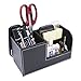 Behomy Home Office Multi-Function Desk Organizer, PU Leather Desk Stationery Organizer, Office Storage Compartments Box for Pen, Pencil, Name Cards, Phone, Key, Pocket Money (Small)