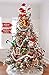 Raz Plush Santa Claus Head and Torso Pick Accent Christmas Tree Ornament Decor, 17 Inch x 10 inch x 5.5 inch on Bendable STick