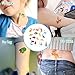 SOJUNER Dinosaur Temporary Tattoos Kids Boys Girls 24 Tattoos (Pack of 2 Sheets) Children Party Supplies Birthday Decoration Festival Favors Decor