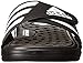 adidas Unisex Adissage Cloudfoam Slides Sandal, Black/White/Black, 7 US Men