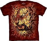 Fire Tiger T-Shirt-2XL Red