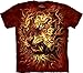 Fire Tiger T-Shirt-2XL Red