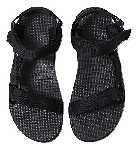 Amazon コーエン 厚底 スポーツ サンダル レディース ブラック M