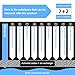JETERY Faucet Water Filter - 320-Gallon Long-Lasting Tap Water Filtration System with Carbon Fiber Filter for Home Kitchen, Fits Standard Faucets, JT-5130