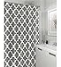 Vandarllin Geometric Patterned Waterproof 100% Polyester Fabric Shower Curtain for Bathroom 72
