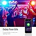 LOHAS Smart RGB Light Strip LED, Color Changing Decorative WiFi Strip Lights, Multicolored Lighting Alexa Control Dimmable Light, 16.4FT, Smart LED Lightstrip Party, Christmas, Kitchen, Gift, TV