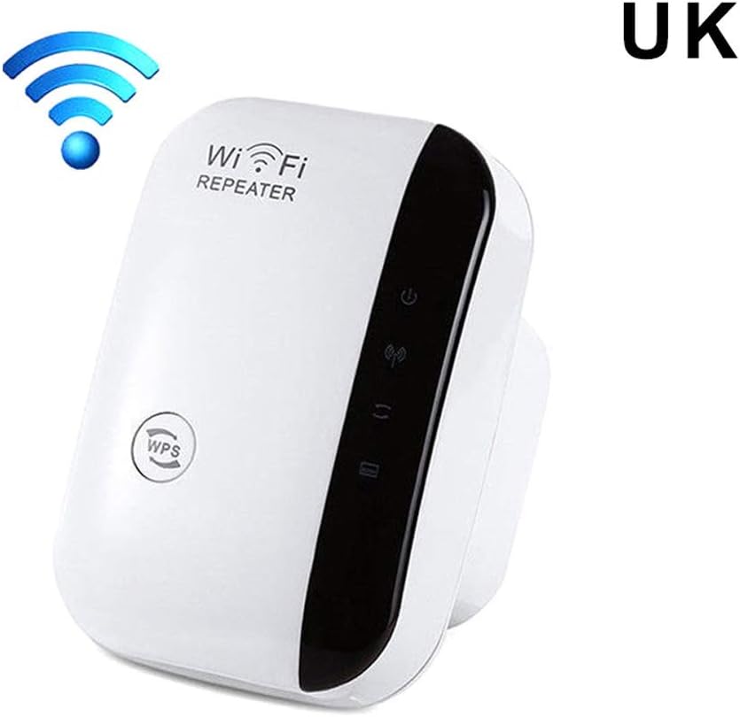 gfhjgjhj Wifi Repeater Long Range Extender, Amplifier 2.4GHz Network Adapter, Wireless Super Booster 300Mbps Superboost Boost Speed Wireless WiFi Repeater