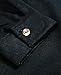 GARSEBO Beloved Men Henley Neck Long Sleeve Daily Look Linen Shirts (S, Black)