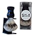 Shaving Brush with 100% Pure Badger Hair from Ship Shave Will Give You The Best Classic Wet Shave for The Money—Enhance The Quality of Your Shaving Experience Today